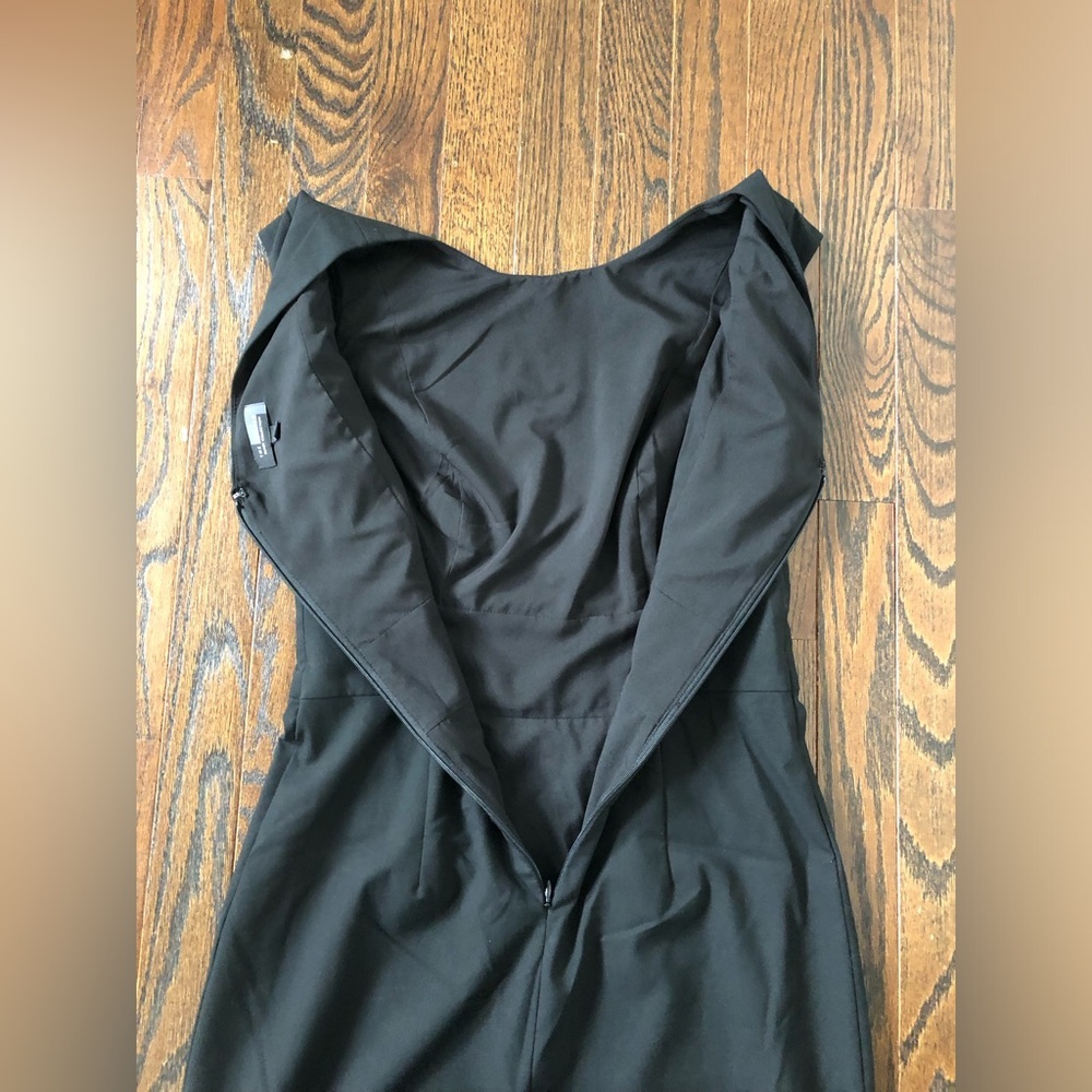 The Limited Black Collection Women’s 2 Black Sheath Sleeveless V-Neck Back Dress - Picture 10 of 11